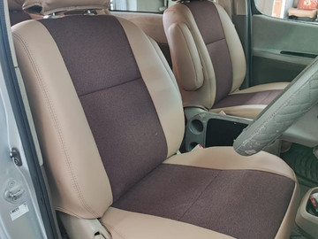 Чехлы комбинация из экокожи Nappa и велюра для Toyota Granvia (xH10) 1 поколение, 2-й рестайлинг (08.1999 - 05.2002)