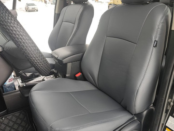 Чехлы на сидения из экокожи Nappa для Toyota Land Cruiser Prado (J150) 4 поколение/ 4 поколение, рестайлинг (09.2009 - 11.2017)