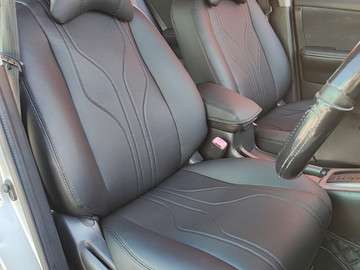 Чехлы из экокожи для Toyota Allex (E120) 1 поколение/ 1 поколение, рестайлинг/ 1 поколение, 2-й рестайлинг (01.2001 - 10.2006)