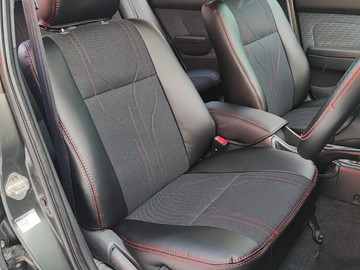 Чехлы на сидения из экокожи Nappa для Toyota Caldina (T190) 1 поколение/ 1 поколение, рестайлинг (11.1992 - 08.1997)